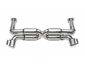 Fabspeed RACE Supersport 70mm X-Pipe Exhaust System. Porsche 996 Turbo (2000-2005) - 99611102775, 99611102776 - FS.POR.996T.SSRX